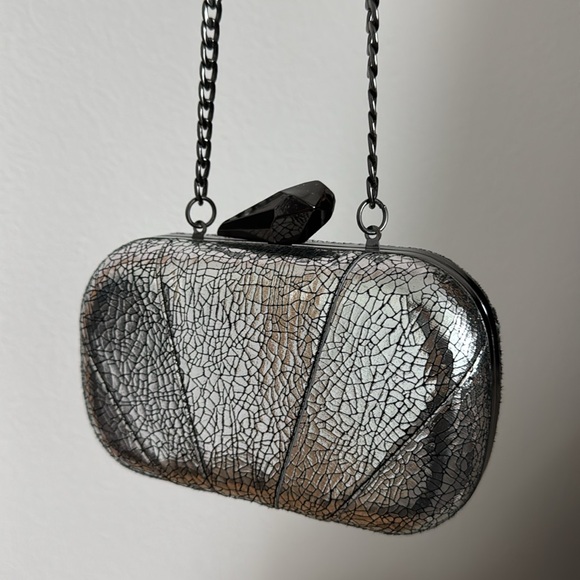 Metallic mini evening bag - Picture 3 of 4